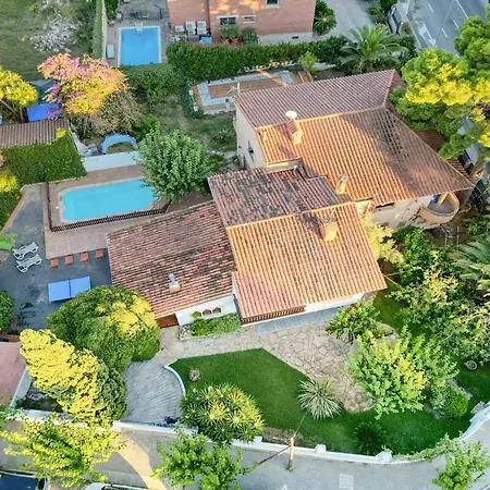 Salou Family Villa With Private Pool & Beach - Bbq - Wifi - Ac Apartment *